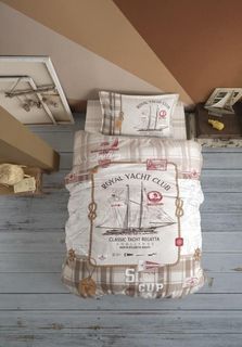 Постельное белье из ранфорса KARVEN YOUNG STYLE N022/1 RAPALA BEIGE V-1