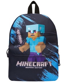 Рюкзак детский BAGS-ART Collection kids Minecraft, черно-синий, большой размер