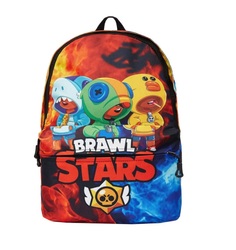 Детский рюкзак BAGS-ART Collection kids Brawl Stars, красный, большой размер