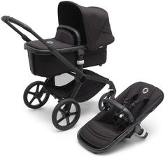 Детская коляска 2 в 1 Bugaboo Fox5 на шасси Black/Midnight black