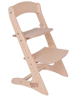 Растущий стул для детей Babystul Берёза без покрытия, идеально отшлифован