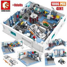 Игровой набор конструктор Sembo Космическая станция Космос, 107021, 251 шт