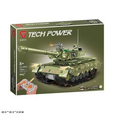 Конструктор радиоуправляемый Tech Power Боевой танк, 780 дет, XG-0003
