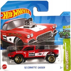 Машинка Hot Wheels HW Gassers 62 Corvette Gasser, HKH64-N521