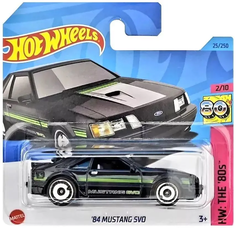 Машинка Hot Wheels HW: THE 80s 84 Mustang SVO, HKJ60-M521