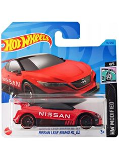 Машинка Hot Wheels легковая машина HKH86 металлическая NISSAN LEAF NISMO RC 02