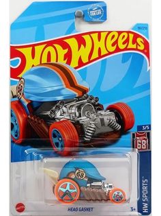 Машинка Hot Wheels багги HKH81 металлическая HEAD GASKET синий