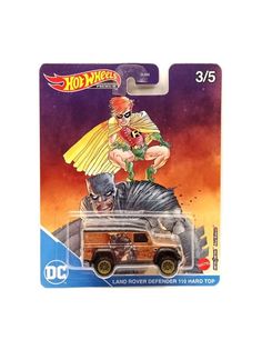 Машинка Hot Wheels джип DLB45/HCN95 PREMIUM DC LAND ROVER DEFENDER 110 HARD HCN95