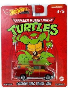 Машинка Hot Wheels фургон DLB45/HCN90 PREMIUM TURTLES CUSTOM GMC PANEL VAN HCN90