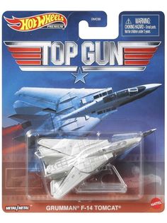 Машинка Hot Wheels самолет DMC55/GRL62 PREMIUM TOP GUN GRUMMAN F-14 TOMCAT GRL62