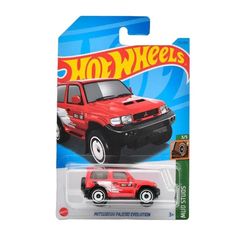 Машинка Hot Wheels внедорожник; джип HKG47 металлическая Mitsubishi Pajero Evolution