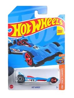 Машинка Hot Wheels легковая машина HKH66 металлическая HOT WIRED голубой