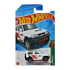 HKK36 Машинка игрушка Hot Wheels металлическая коллекционная Mitsubishi Pajero Evolution