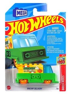 Машинка Hot Wheels грузовик HKG31 металлическая BRICKIN DELIVERY