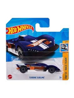 Машинка Hot Wheels легковая машина HKH77 металлическая TURBINE SUBLIME темно синий