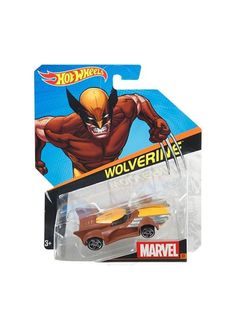 Машинка Hot Wheels легковая машина DJJ59 MARVEL WOLVERINE коричневый DJJ59