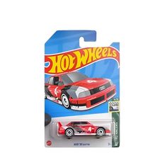 Машинка Hot Wheels HKJ81 металлическая Audi 90 Quattro красный