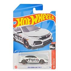 Машинка Hot Wheels легковая машина; полиция HKJ21 металлическая 2018 Honda Civic Type R