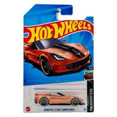 Машинка Hot Wheels легковая машина HKK10 металлическая Corvette C7 Z06 Convertible