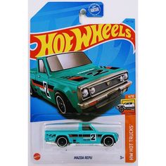 Машинка Hot Wheels пикап HKH99 металлическая MAZDA REPU бирюзовый