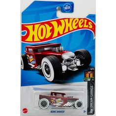 Машинка Hot Wheels легковая машина HKJ95 металлическая BONE SHAKER бордовый