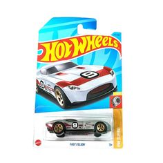 Машинка Hot Wheels легковая машина HKK86 металлическая Fast Felion серый