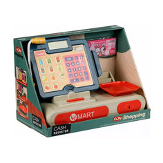 Игровой набор Shantou Gepai Касса детская с весами, с аксессуарами, 12 предметов 802A