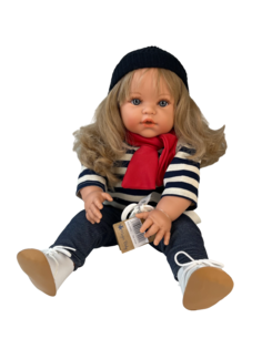 Кукла Lamagik Сьюзи, озвученная, в тельняшке и джинсах, 47 см, арт 47024
