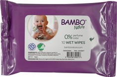 Влажные салфетки детские Abena Bambo Nature, 10 шт
