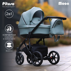 Коляска детская 2 в 1 Pituso Moon Luxury Ткань Sage