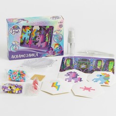 Аквамозаика с декорациями, My little pony, 4 фигурки Hasbro