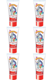 Зубная паста Мое солнышко клубника 65г 6шт