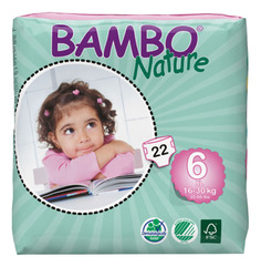 Подгузники Bambo Nature Xl (16-30 кг), 22 шт.