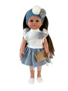 Кукла Lamagik Нэни темноволосая, с повязкой, 42 см, 42020