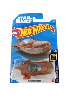 Машинка Hot Wheels коллекционная (оригинал) X-34 LANDSPEEDER оранжевый