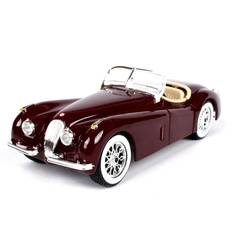 Машинка металлическая Bburago 1:24 Jaguar XK 120 Roadster (1951) вишневый, 18-22018