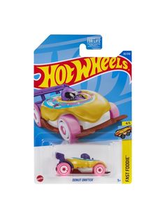 Машинка Hot Wheels коллекционная (оригинал) DONUT DRIFTER золотистый/фиолетовый