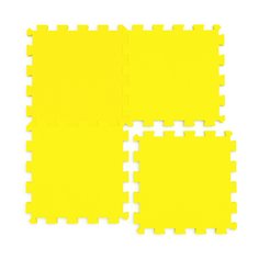 Коврик-пазл El`BascoToys мягкий напольный складной Желтый 4 элемента 88х88 см