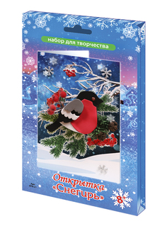 Набор для творчества Волшебная мастерская открытка Снегирь ОТК-21
