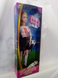 Кукла Kaibibi Футболистка, 30 см, в черной юбке