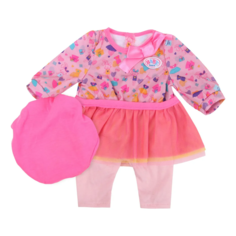 Одежда В погоне за модой Zapf Creation Baby born розовый 824-528