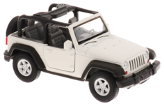 Машинка Welly Jeep Wrangler Rubicon 1:38 белый 42371