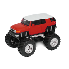 Машина Welly 1:34 Toyota FJ Cruiser Big Wheel красный 47003