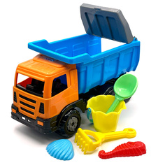Машинка Нижегородская игрушка Камаз с песочным набором Оранжевый ктг101
