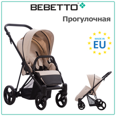 Прогулочная коляска Bebetto Magelan 03, кремово-белый, рама черная