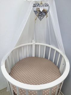 Простынь на резинке на матрас "Сердечки на кофейном" d75 No Brand
