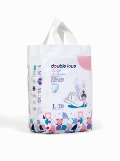 Подгузники Double love Трусики L:9-14кг 20шт 1уп