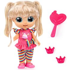 Кукла Bayer Design City Girl 31 см со звуком в ярко-розовом платье 93221AA
