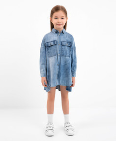 Платье детское Gulliver 12302GMC2505 синий, 128