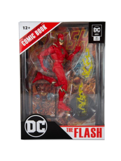 Фигурка McFarlane Toys DC Direct The Flash с комиксом 18см MF15906